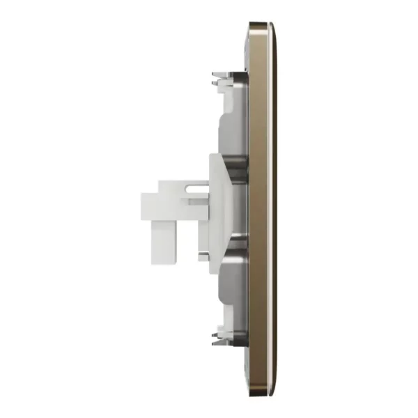 Schneider Telephone socket, Unica X, 2 gangs, shuttered, Antique Bronze ,NUX32RJ4_AB - Image 5