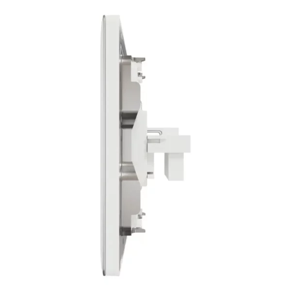 Schneider Telephone socket, Unica X, 2 gangs, shuttered, Painted White ,NUX32RJ4_PW - Image 4