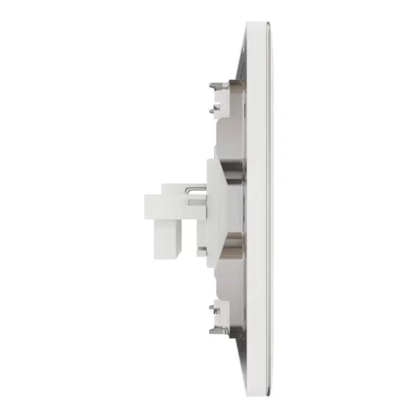 Schneider Telephone socket, Unica X, 2 gangs, shuttered, Painted White ,NUX32RJ4_PW - Image 5