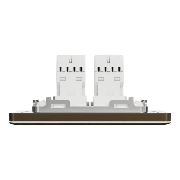 Schneider Data socket, Unica X, 2 gangs, RJ45, Cat6, shuttered, Antique Bronze ,NUX32RJ6_AB - Image 7
