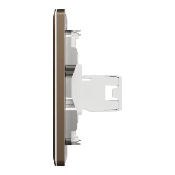 Schneider Data socket, Unica X, 2 gangs, RJ45, Cat6, shuttered, Dark Bronze ,NUX32RJ6_DB - Image 4