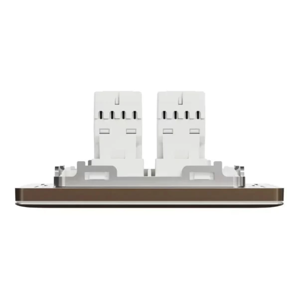 Schneider Data socket, Unica X, 2 gangs, RJ45, Cat6, shuttered, Dark Bronze ,NUX32RJ6_DB - Image 6