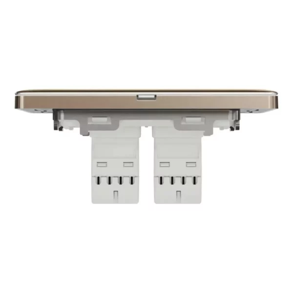 Schneider Data socket, Unica X, 2 gangs, RJ45, Cat6, shuttered, Dark Bronze ,NUX32RJ6_DB - Image 7