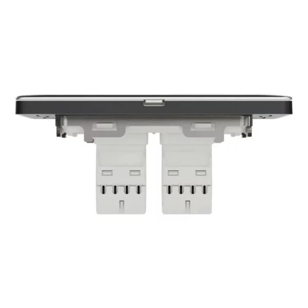 Schneider Data socket, Unica X, 2 gangs, RJ45, Cat6, shuttered, Dark Grey ,NUX32RJ6_DG - Image 7