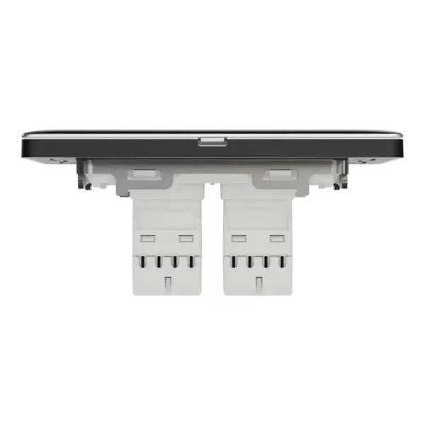 Schneider Data socket, Unica X, 2 gangs, RJ45, Cat6, shuttered,Jet Black ,NUX32RJ6_JB - Image 7