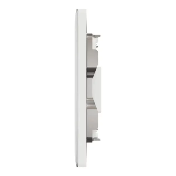 Schneider Central plate, Unica, for RJ45, 2 gangs, with shutter, Painted White ,NUX32RJ_PW - Image 4