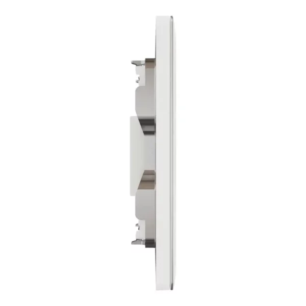 Schneider Central plate, Unica, for RJ45, 2 gangs, with shutter, Painted White ,NUX32RJ_PW - Image 5