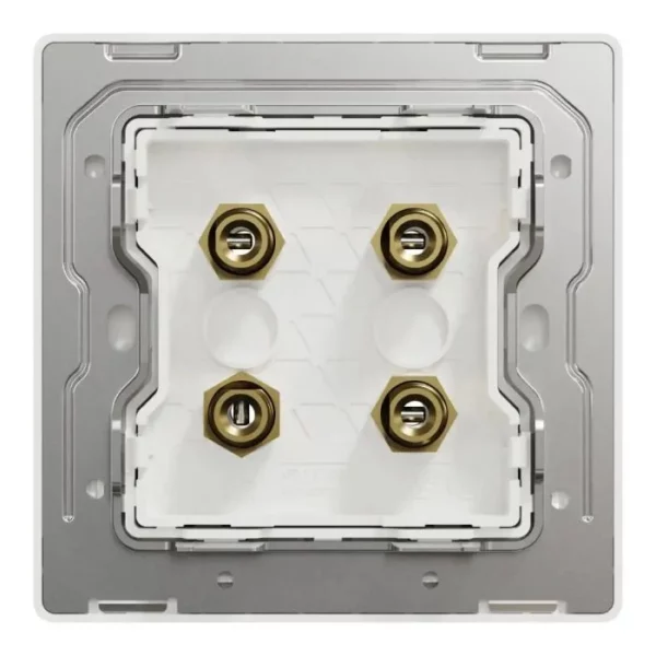 Schneider Speaker connection, Unica X, two pair, Dark Grey NUX32SC_DG - Image 3