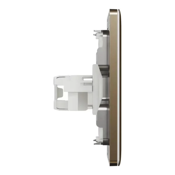 Schneider Telephone and data socket, Unica X, 2 gang, RJ45, Cat6, with shutter, Antique Bronze, NUX32TDRJ6_AB - Image 5