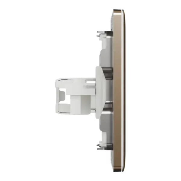 Schneider Telephone and data socket, Unica X, 2 gang, RJ45, Cat6, with shutter, Dark Bronze, NUX32TDRJ6_DB - Image 5