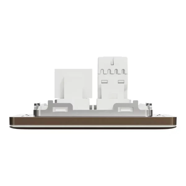 Schneider Telephone and data socket, Unica X, 2 gang, RJ45, Cat6, with shutter, Dark Bronze, NUX32TDRJ6_DB - Image 6