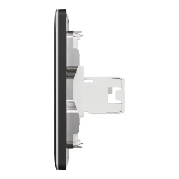 Schneider Telephone and data socket, Unica X, 2 gang, RJ45, Cat6, with shutter, Dark Grey, NUX32TDRJ6_DG - Image 4