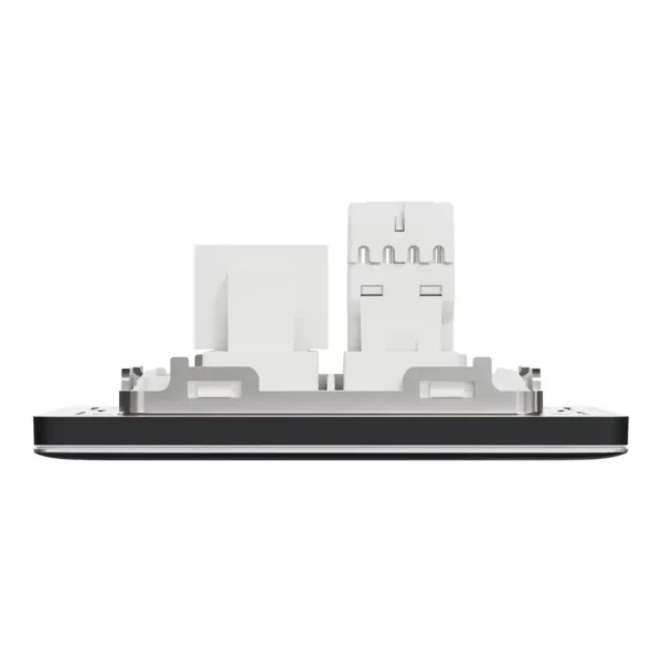 Schneider Telephone and data socket, Unica X, 2 gang, RJ45, Cat6, with shutter, Dark Grey, NUX32TDRJ6_DG - Image 6