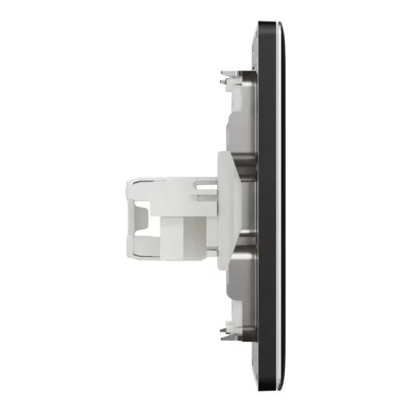 Schneider Telephone and data socket, Unica X, 2 gang, RJ45, Cat6, with shutter,Jet Black ,NUX32TDRJ6_JB - Image 5