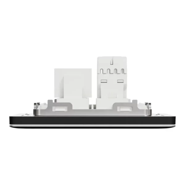 Schneider Telephone and data socket, Unica X, 2 gang, RJ45, Cat6, with shutter,Jet Black ,NUX32TDRJ6_JB - Image 6