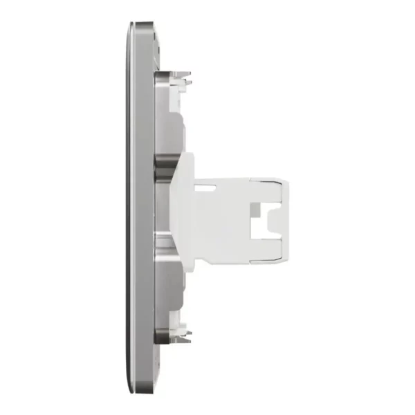 Schneider Telephone and data socket, Unica X, 2 gang, RJ45, Cat6, with shutter, Stainless Steel ,NUX32TDRJ6_SS - Image 4