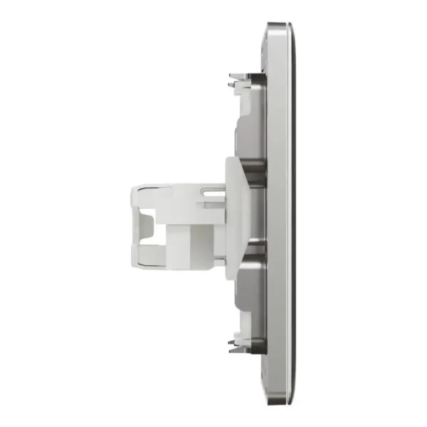 Schneider Telephone and data socket, Unica X, 2 gang, RJ45, Cat6, with shutter, Stainless Steel ,NUX32TDRJ6_SS - Image 5