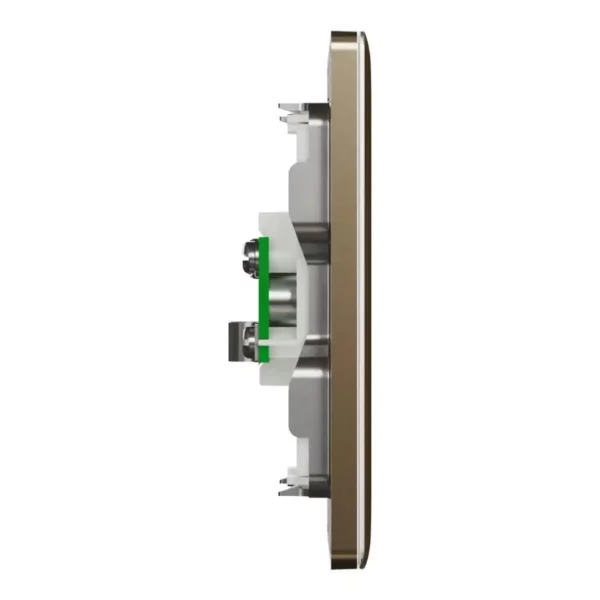 Schneider TV socket, Unica X, 2 gangs, 75Ohm, Through-connector, Antique Bronze ,NUX32TV_AB - Image 5