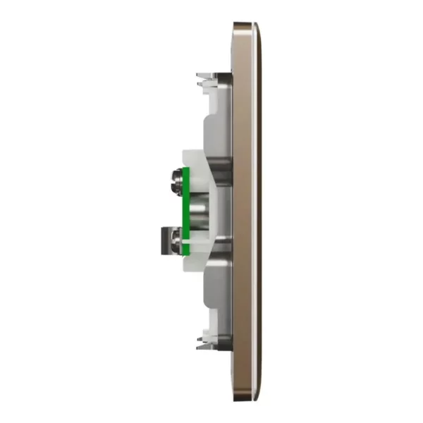 Schneider TV socket, Unica X, 2 gangs, 75Ohm, Through-connector, Dark Bronze ,NUX32TV_DB - Image 5