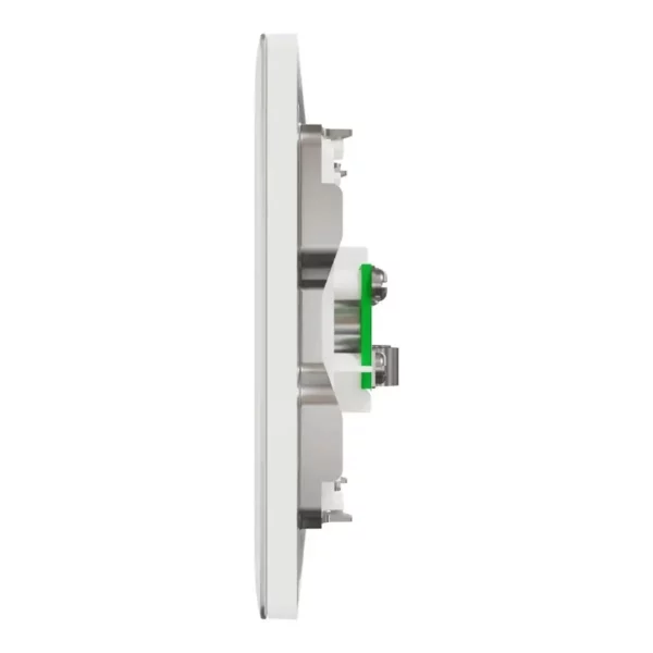 Schneider TV socket, Unica X, 2 gangs, 75Ohm, Through-connector, Painted White ,NUX32TV_PW - Image 4