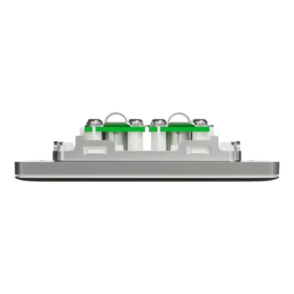 Schneider TV socket, Unica X, 2 gangs, 75Ohm, Through-connector, Stainless Steel ,NUX32TV_SS - Image 6