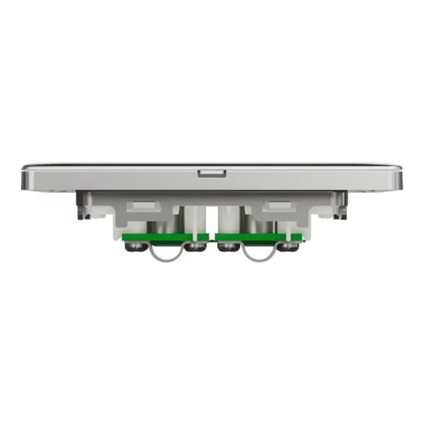 Schneider TV socket, Unica X, 2 gangs, 75Ohm, Through-connector, Stainless Steel ,NUX32TV_SS - Image 7