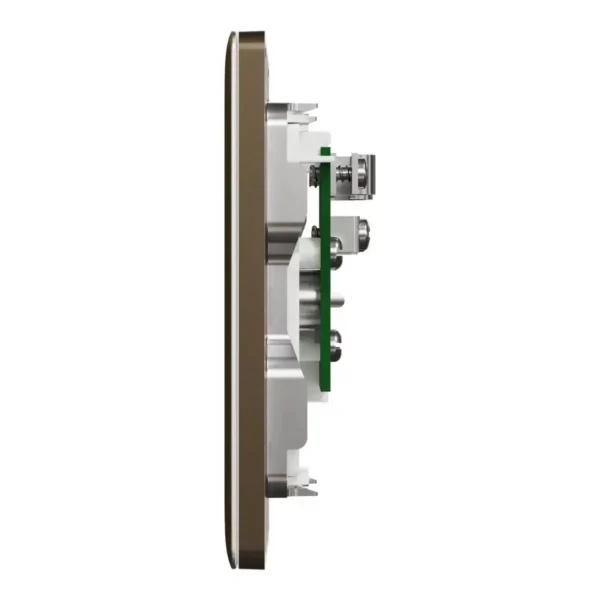 Schneider TV/FM socket, Unica X, 2 gangs, with TV-R module, Antique Bronze ,NUX32TVFMM_AB - Image 4