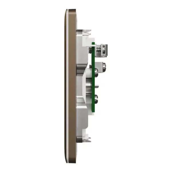 Schneider TV/FM socket, Unica X, 2 gangs, with TV-R module, Dark Bronze ,NUX32TVFMM_DB - Image 4