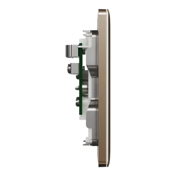 Schneider TV/FM socket, Unica X, 2 gangs, with TV-R module, Dark Bronze ,NUX32TVFMM_DB - Image 5
