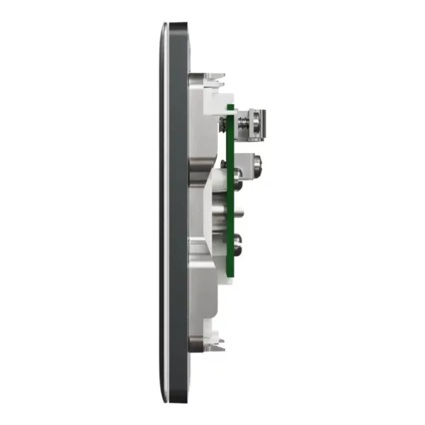 Schneider TV/FM socket, Unica X, 2 gangs, with TV-R module, Dark Grey ,NUX32TVFMM_DG - Image 4