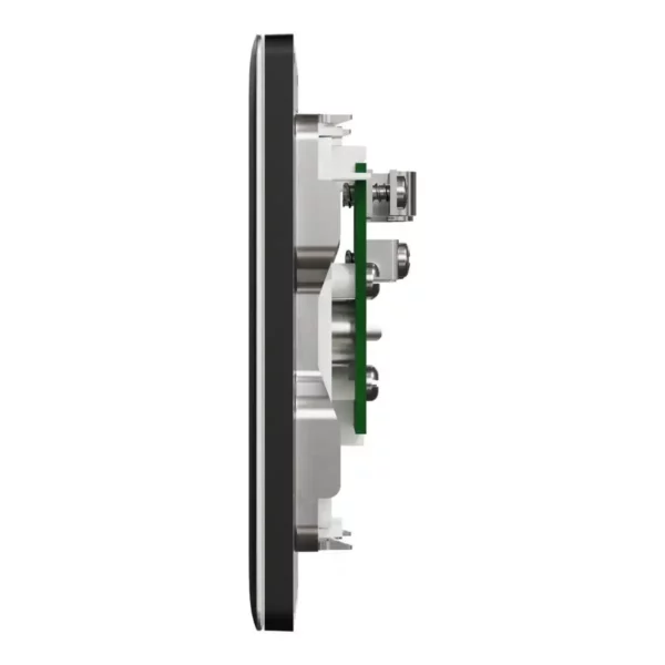 Schneider TV/FM socket, Unica X, 2 gangs, with TV-R module,Jet Black ,NUX32TVFMM_JB - Image 4