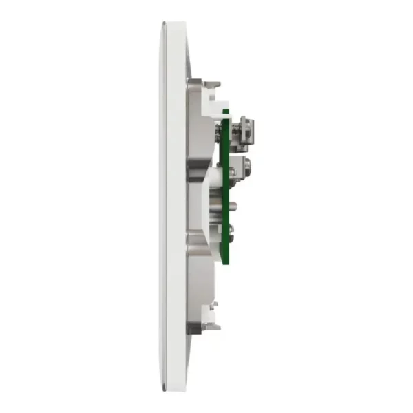 Schneider TV/FM socket, Unica X, 2 gangs, with TV-R module, Painted White ,NUX32TVFMM_PW - Image 4