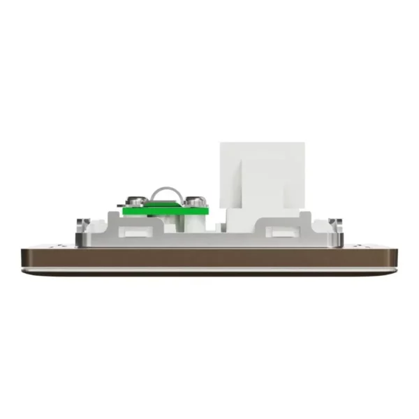 Schneider TV and telephone socket, Unica X, 2 gangs, shuttered, Dark Bronze ,NUX32TVRJ4_DB - Image 6