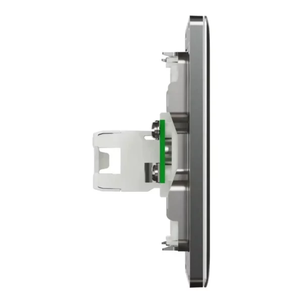 Schneider TV and Data socket, Unica X, 2 gangs, shuttered, Dark Grey ,NUX32TVRJ6_DG - Image 5