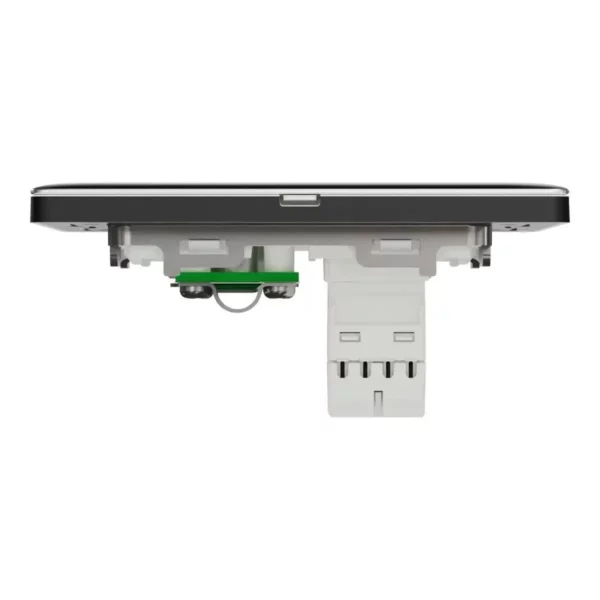 Schneider TV and Data socket, Unica X, 2 gangs, shuttered,Jet Black ,NUX32TVRJ6_JB - Image 7