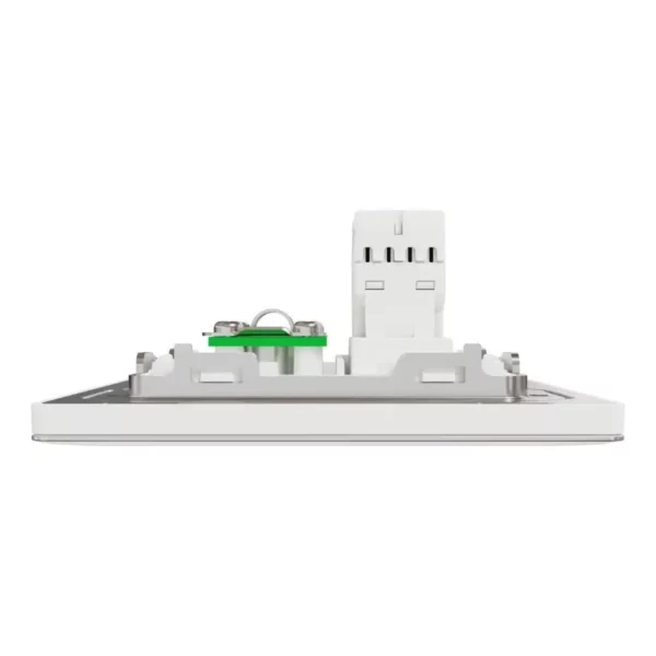 Schneider TV and Data socket, Unica X, 2 gangs, shuttered, Painted White ,NUX32TVRJ6_PW - Image 6