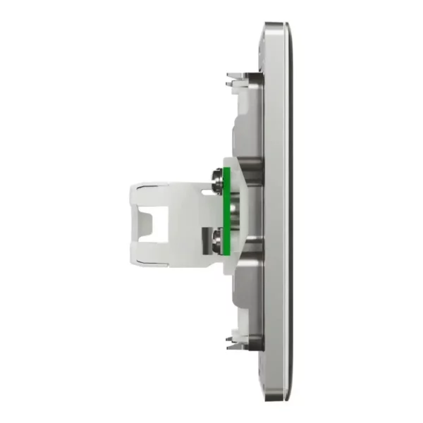 Schneider TV and Data socket, Unica X, 2 gangs, shuttered, Stainless Steel ,NUX32TVRJ6_SS - Image 5