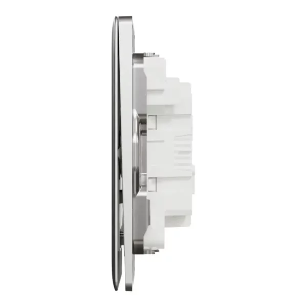 Schneider Switch, Unica X, 1 way, 16AX, 250V, 3 gangs, Stainless Steel ,NUX33_1_SS - Image 4