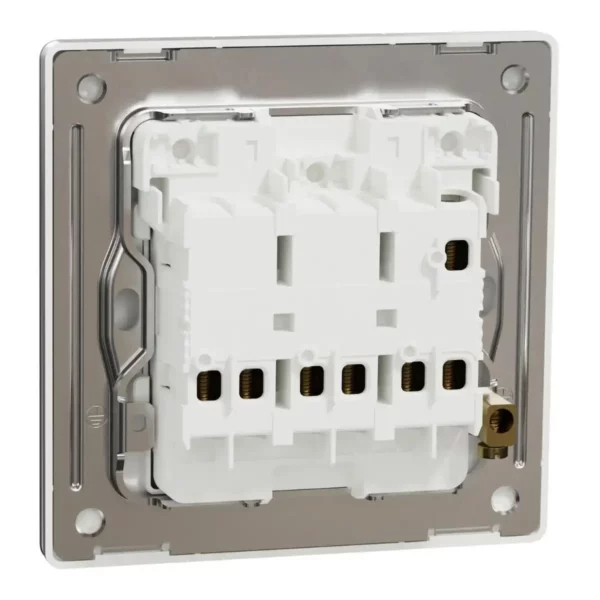 Schneider Switch, Unica X, 1 way, 16AX, 250V, 3 gangs, Stainless Steel ,NUX33_1_SS - Image 8