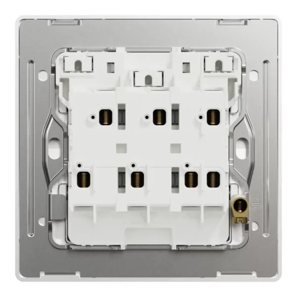 Schneider Switch, Unica X, 1 way, 16AX, 250V, 3 gangs, with LED, Antique Bronze, NUX33_1N_AB - Image 3