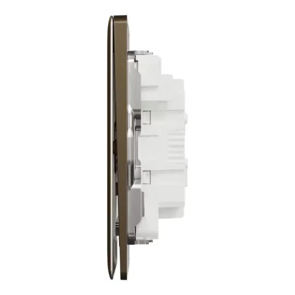Schneider Switch, Unica X, 1 way, 16AX, 250V, 3 gangs, with LED, Antique Bronze, NUX33_1N_AB - Image 4