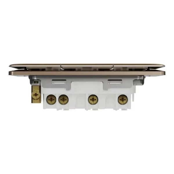 Schneider Switch, Unica X, 1 way, 16AX, 250V, 3 gangs, with LED, Dark Bronze, NUX33_1N_DB - Image 8