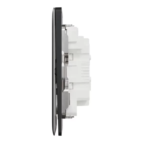 Schneider Switch, Unica X, 1 way, 16AX, 250V, 3 gangs, with LED, Dark Grey, NUX33_1N_DG - Image 4