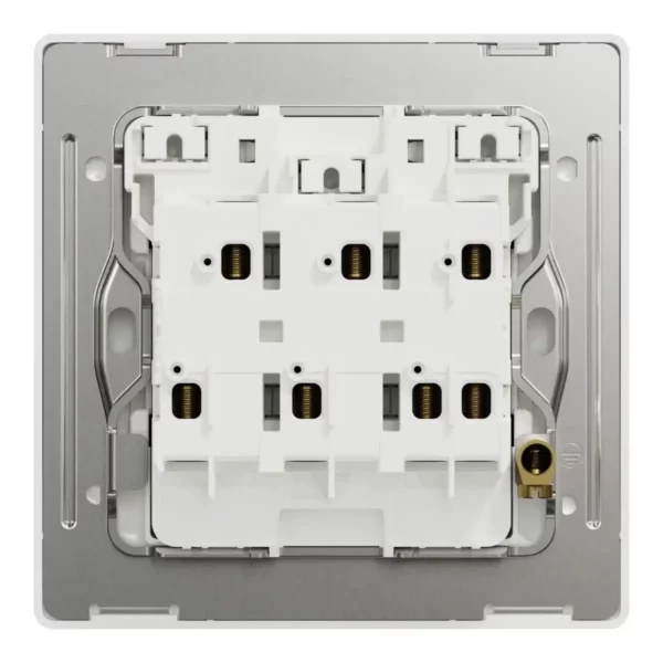Schneider Switch, Unica X, 1 way, 16AX, 250V, 3 gangs, with LED,Jet Black, NUX33_1N_JB - Image 3