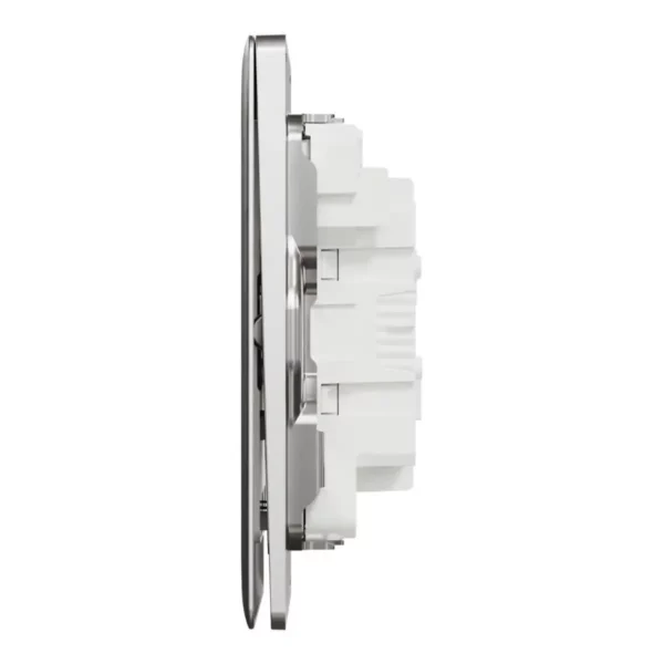 Schneider Switch, Unica X, 1 way, 16AX, 250V, 3 gangs, with LED, Stainless Steel ,NUX33_1N_SS - Image 4