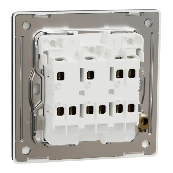 Schneider Switch, Unica X, 2 way, 16AX, 250V, 3 gangs, Dark Grey ,NUX33_2_DG - Image 8