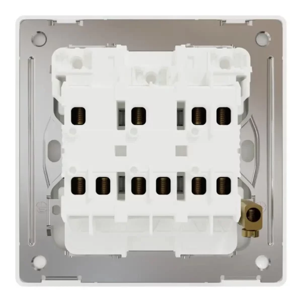 Schneider Switch, Unica X, 2 way, 16AX, 250V, 3 gangs, Painted White ,NUX33_2_PW - Image 3