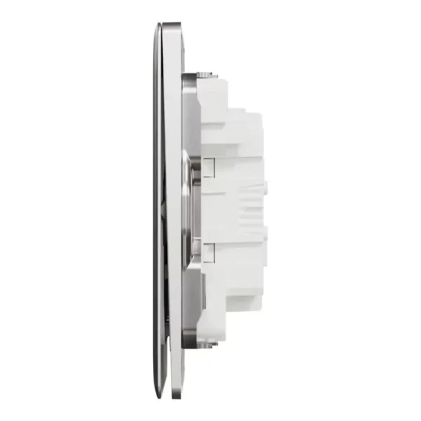 Schneider Switch, Unica X, 2 way, 16AX, 250V, 3 gangs, Stainless Steel ,NUX33_2_SS - Image 4