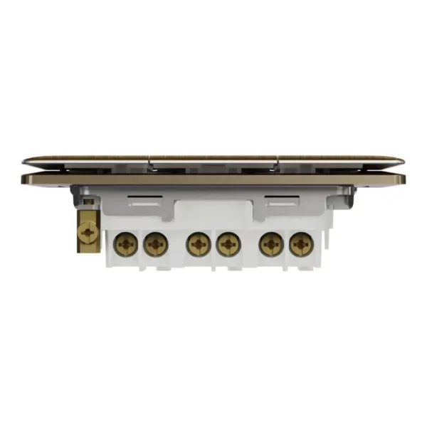 Schneider Switch, Unica X, 2 way, 16AX, 250V, 3 gangs, with LED, Antique Bronze ,NUX33_2N_AB - Image 7