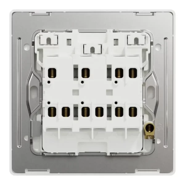 Schneider Switch, Unica X, 2 way, 16AX, 250V, 3 gangs, with LED, Dark Bronze ,NUX33_2N_DB - Image 3